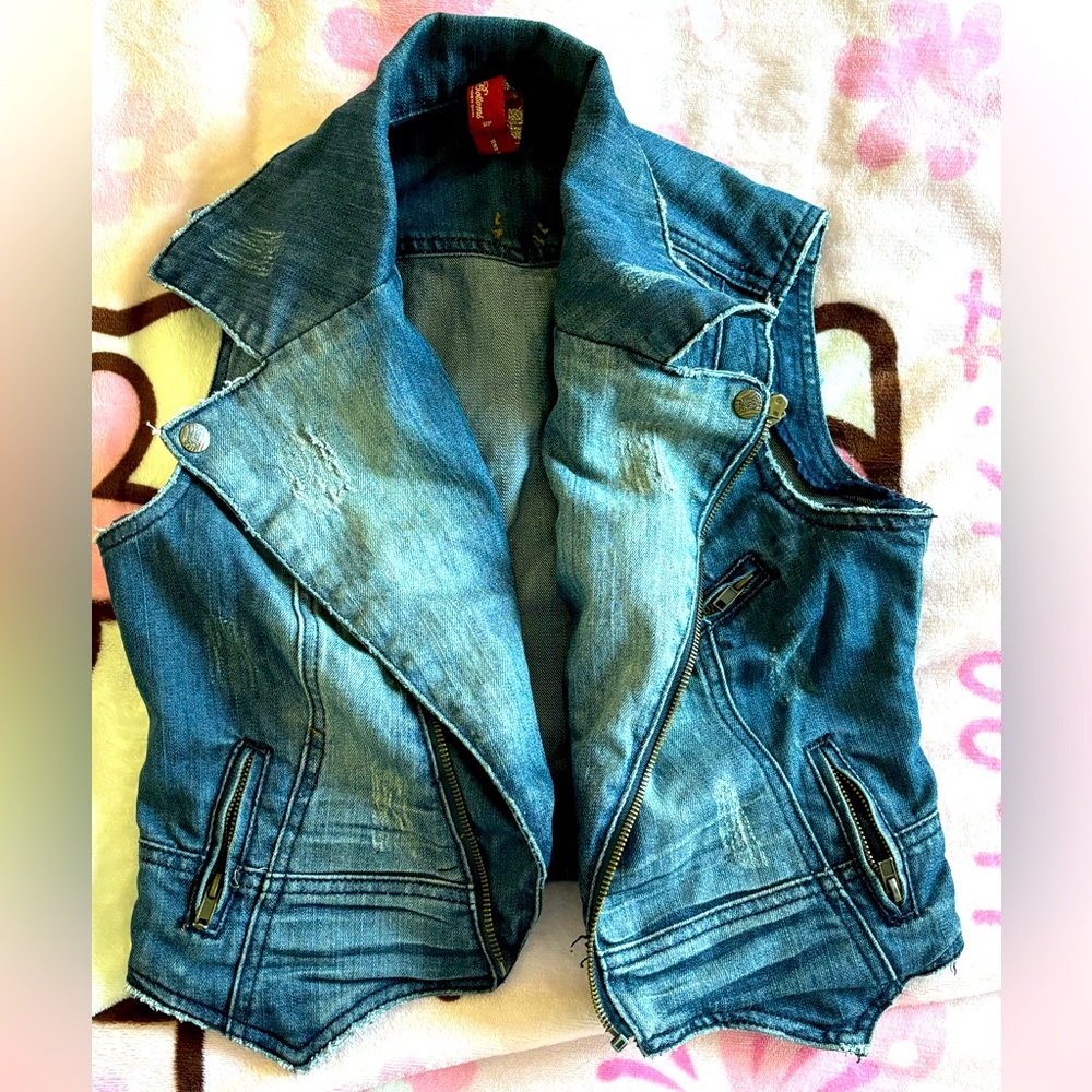 Apple bottoms jeans vest